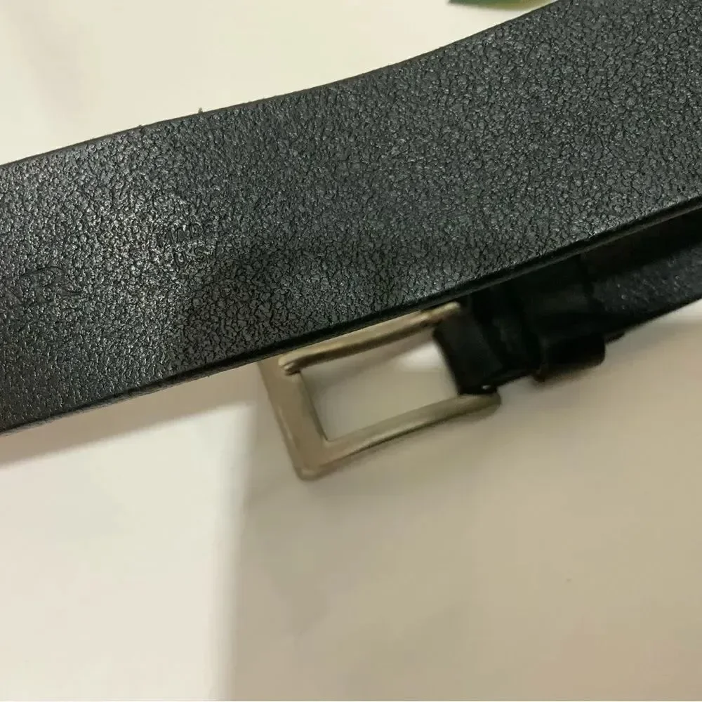 Trafalgar Mens Black soft Leather Belt Size 42